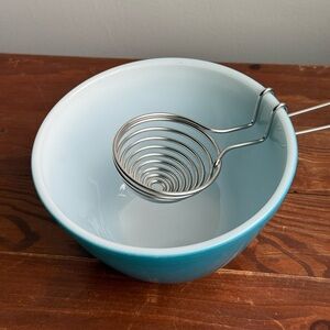 Vintage Resting Egg Yolk Separator Chrome Metal